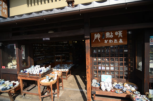 JR京都站到清水寺最快路线实景示意图33清水烧的商店
